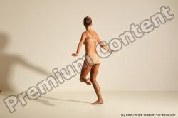 Modern aerobic poses of Kristyna