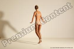 Modern aerobic poses of Kristyna