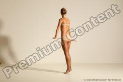 Modern aerobic poses of Kristyna