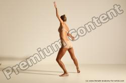 Modern aerobic poses of Kristyna