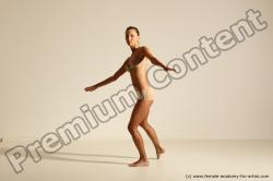 Modern aerobic poses of Kristyna