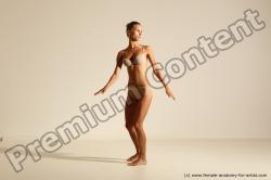 Modern aerobic poses of Kristyna