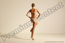 Modern aerobic poses of Kristyna