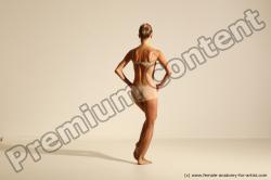 Modern aerobic poses of Kristyna