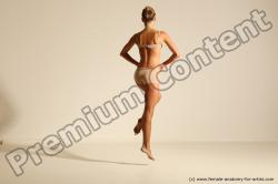 Modern aerobic poses of Kristyna