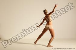 Modern aerobic poses of Kristyna