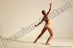 Modern aerobic poses of Kristyna