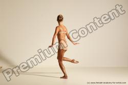 Modern aerobic poses of Kristyna