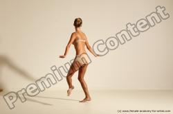 Modern aerobic poses of Kristyna