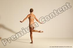 Modern aerobic poses of Kristyna