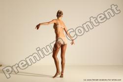 Modern aerobic poses of Kristyna