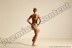 Modern aerobic poses of Kristyna