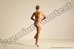 Modern aerobic poses of Kristyna