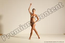 Modern aerobic reference poses of Kristyna