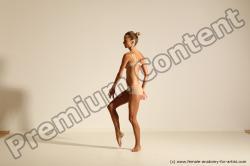 Modern aerobic reference poses of Kristyna