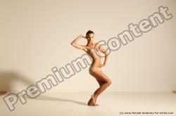 Modern aerobic reference poses of Kristyna