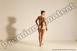 Modern aerobic reference poses of Kristyna