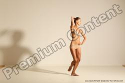 Modern aerobic reference poses of Kristyna