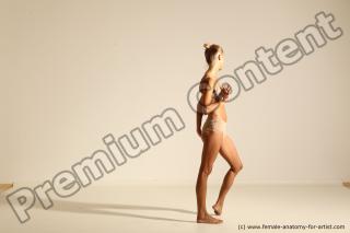 Modern aerobic reference poses of Kristyna