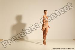 Modern aerobic reference poses of Kristyna