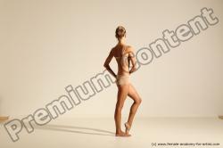 Modern aerobic reference poses of Kristyna