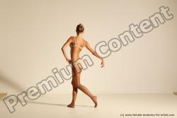 Modern aerobic reference poses of Kristyna