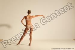 Modern aerobic reference poses of Kristyna