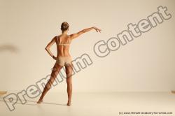 Modern aerobic reference poses of Kristyna