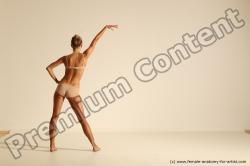 Modern aerobic reference poses of Kristyna