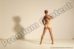 Modern aerobic reference poses of Kristyna