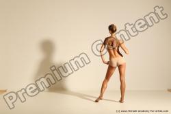 Modern aerobic reference poses of Kristyna