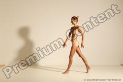 Modern aerobic reference poses of Kristyna