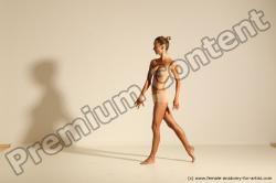 Modern aerobic reference poses of Kristyna