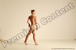 Modern aerobic reference poses of Kristyna