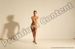 Modern aerobic reference poses of Kristyna