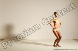 Modern aerobic reference poses of Kristyna