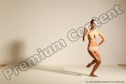 Modern aerobic reference poses of Kristyna