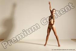 Modern aerobic reference poses of Kristyna