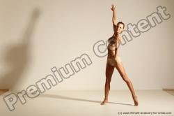 Modern aerobic reference poses of Kristyna