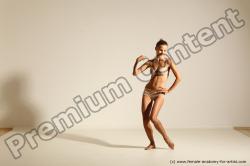 Modern aerobic reference poses of Kristyna