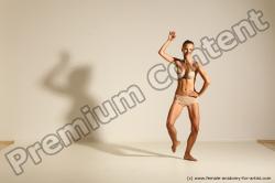 Modern aerobic reference poses of Kristyna