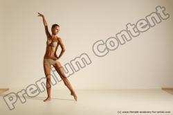 Modern aerobic reference poses of Kristyna