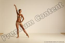 Modern aerobic reference poses of Kristyna