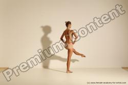 Modern aerobic reference poses of Kristyna