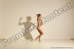 Modern aerobic reference poses of Kristyna