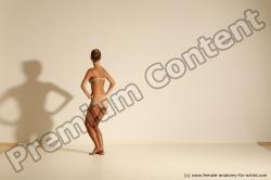 Modern aerobic reference poses of Kristyna