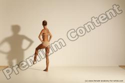 Modern aerobic reference poses of Kristyna