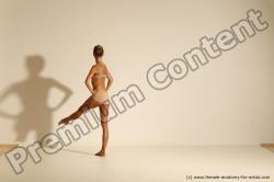 Modern aerobic reference poses of Kristyna