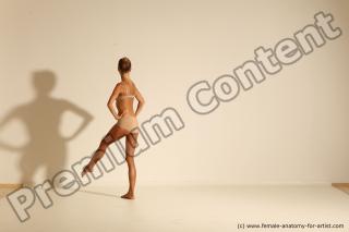 Modern aerobic reference poses of Kristyna