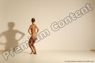 Modern aerobic reference poses of Kristyna